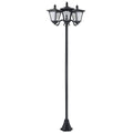 Solar Garden Lamp 3 LED Classic Outdoor Floor Lamp IP44 51.5×47×182.5cm - Borge' Group Limited