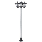 Solar Garden Lamp 3 LED Classic Outdoor Floor Lamp IP44 51.5×47×182.5cm - Borge' Group Limited