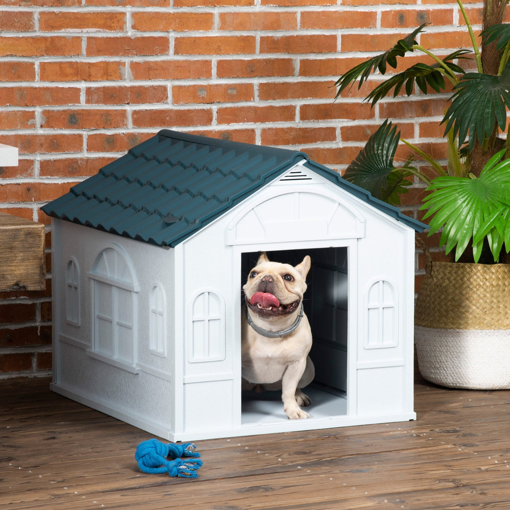 Pawhut for medium -sized dogs and small max 20kg in waterproof pp, 65x75.7x63 cm, blue - Borgè