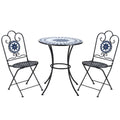 MOSAIC | 3 Pcs Garden Table and Chairs Set - Borge' Group Limited