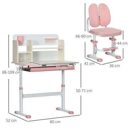 Desk and Chair 3-12 years | Adjustable height - Borgè