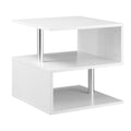 Homcom Modern Low Bed Wooden Lounge Table, 50x50x50cm - Borgè