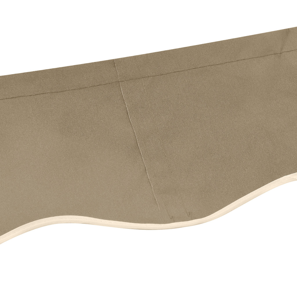 Outsunny spare sheet for curtains with 4x2.5m anti -UV polyester arms, beige - Borgè