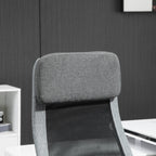 VATER CHAIR CHAIR OFFICOMICAL OFFICE, Adjustable height and rocking in Grey mesh fabric - Borgè