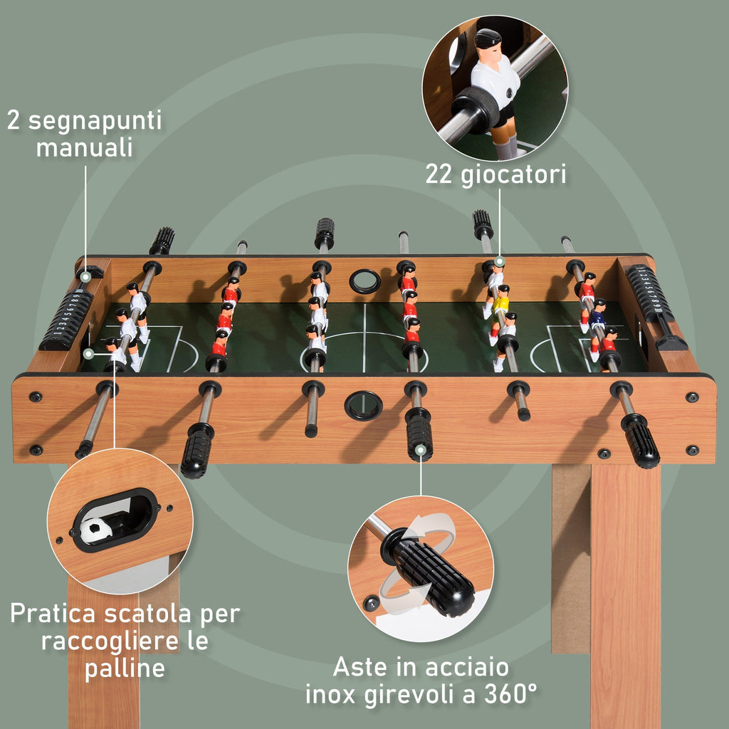 Table Football 87x43x78cm - Borgè