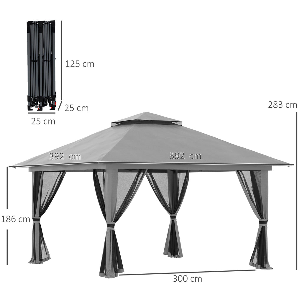 LUANDA | Pop up 4x4 Garden Gazebo - Borge' Group Limited