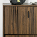 Homcom Mobile 3 -level shoe rack with adjustable shelves for 18 Paia Max, in Truciolato, 63x24x114 cm - Borgè