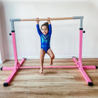 Homcom for artistic gymnastics or classic dance-adjustable dance (92-150 cm) for children max. 75 kg, pink - Borgè