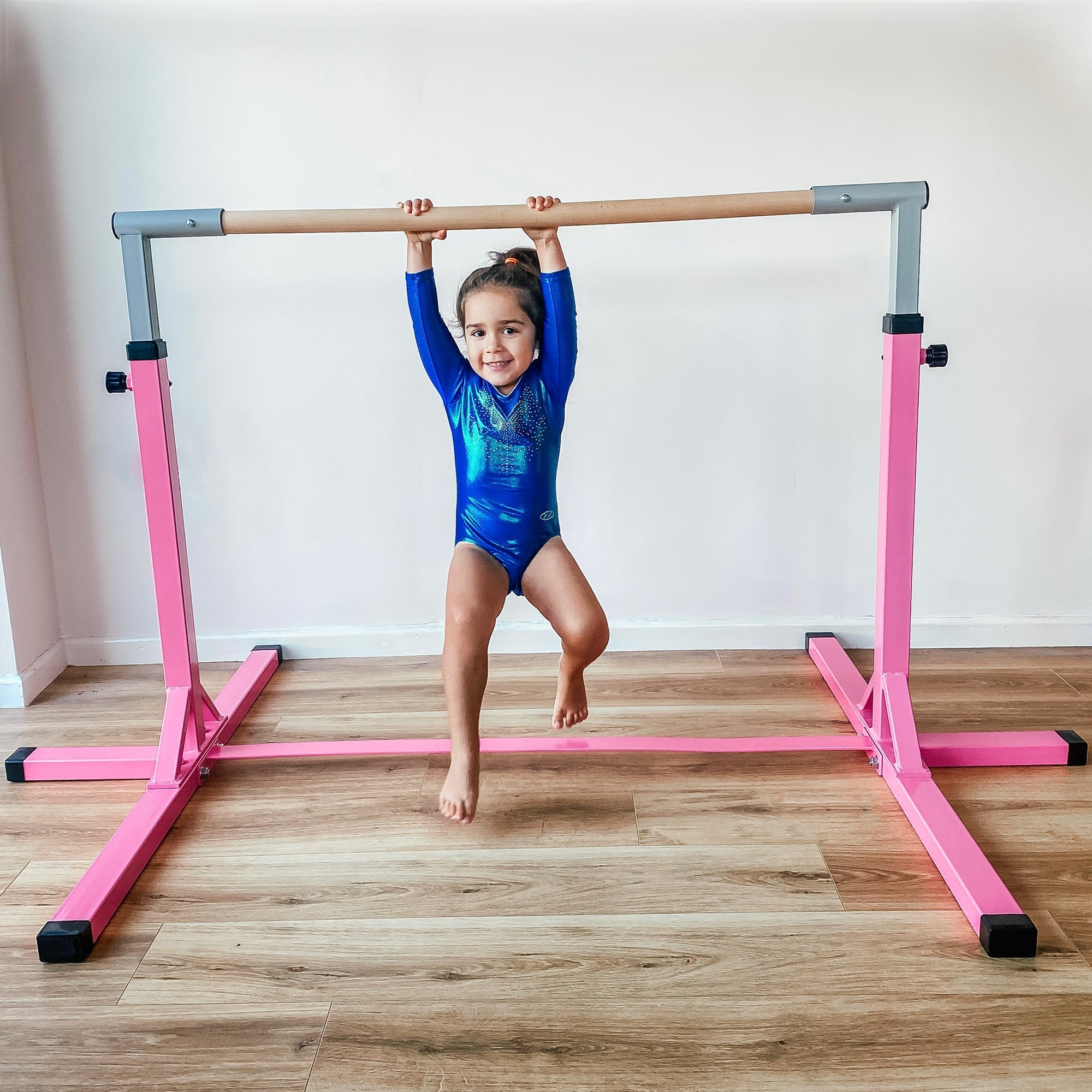 Homcom for artistic gymnastics or classic dance-adjustable dance (92-150 cm) for children max. 75 kg, pink - Borgè
