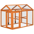 Wooden Chicken Coop with multiple doors | 140x88.5x106cm - Borgè