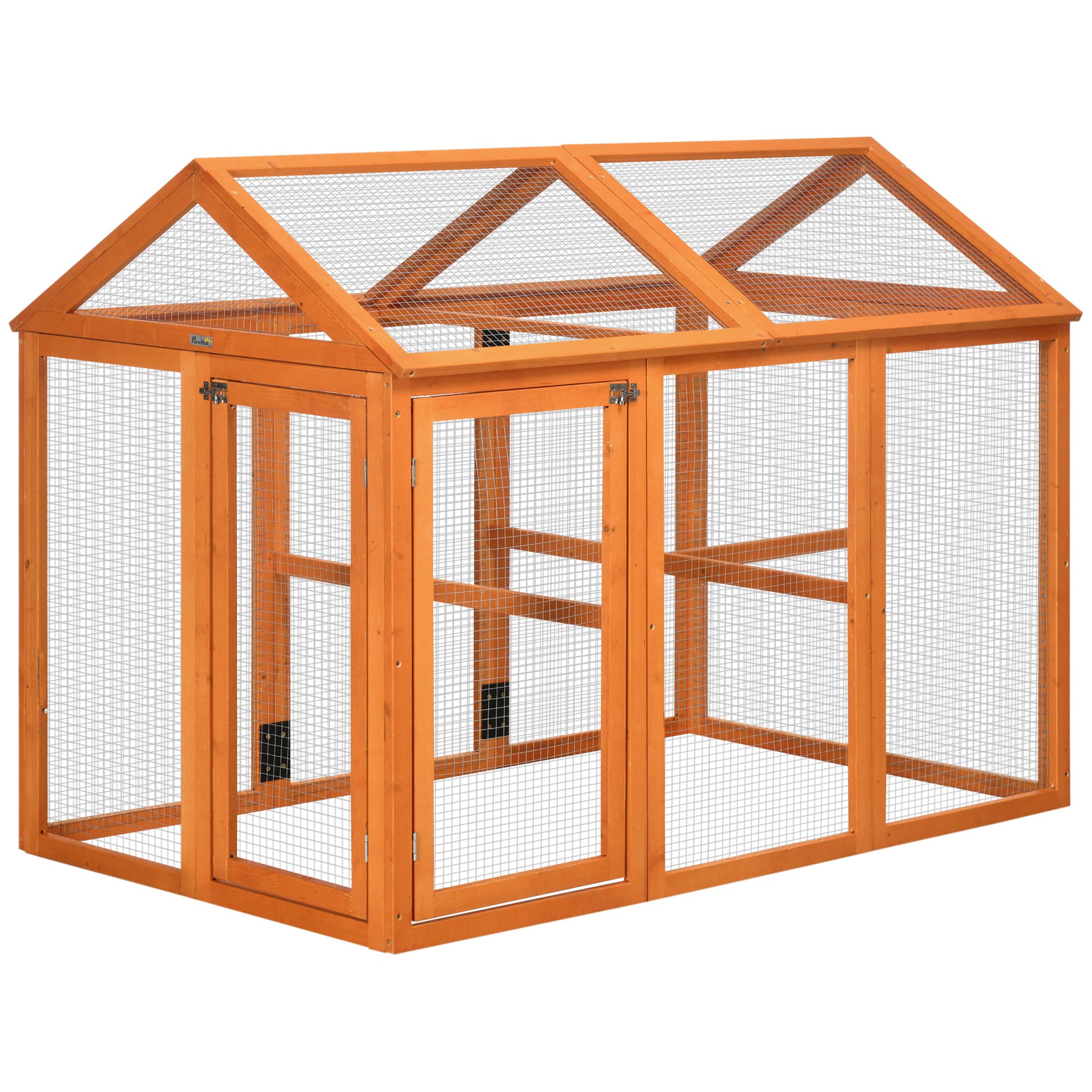 Wooden Chicken Coop with multiple doors | 140x88.5x106cm - Borgè