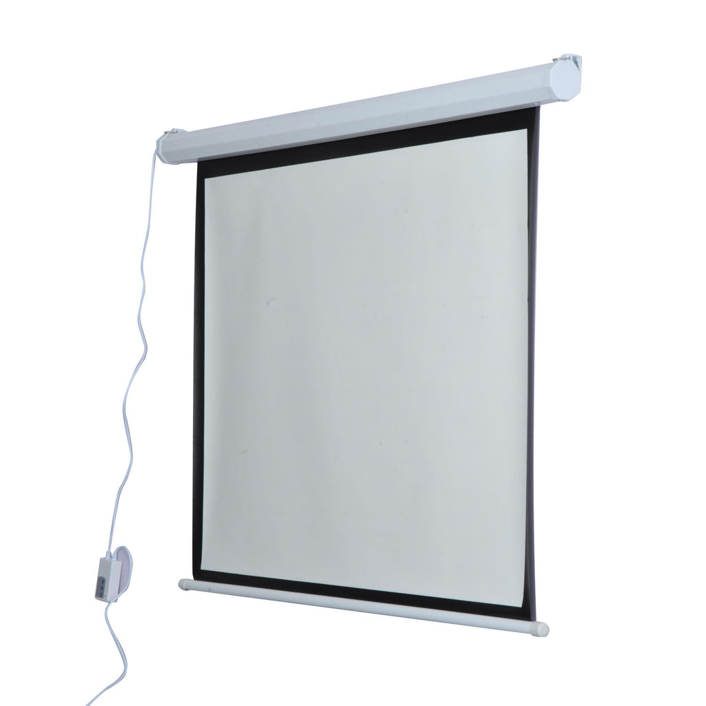 Screen Motorized Projecter / Home Cinema 84'' White | - Borgè