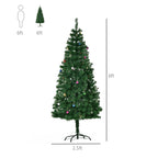 Artificial Christmas tree 180cm with balls and PVC decorations, iron - Borgè