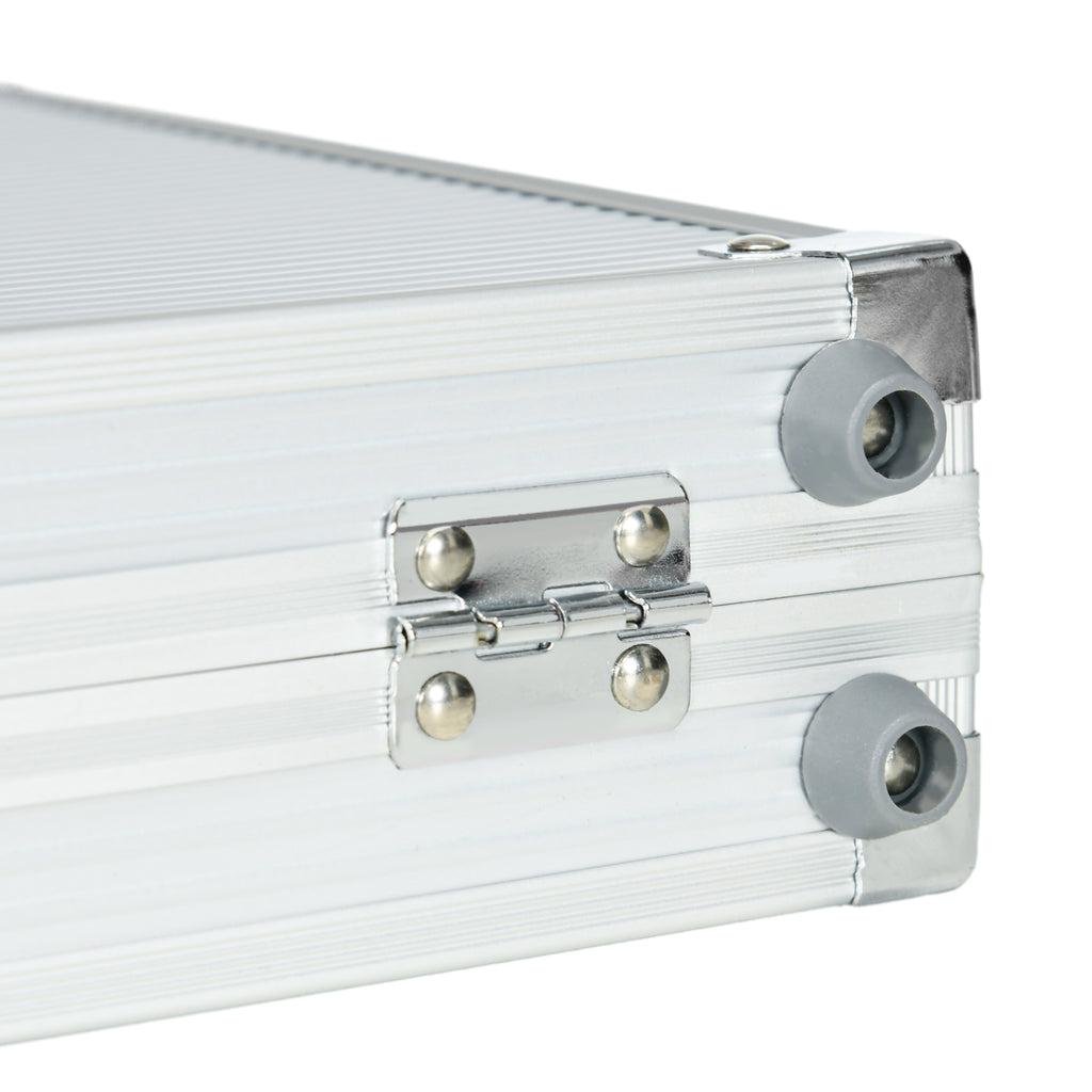 SportNow Set Poker for 7-8 players with 300 chips, 2 decks of cards and 5 dice, aluminum and polyester - Borgè