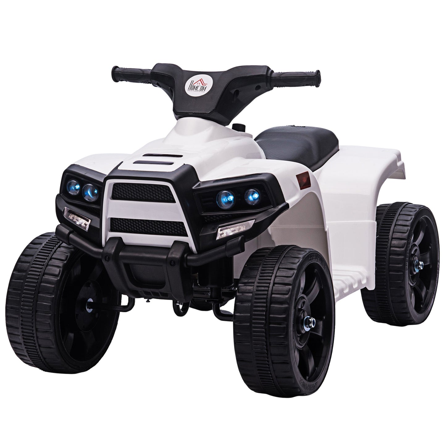 Quad for children 18-36 months ATV electric 6V, 3km/h speed, black white - Borgè