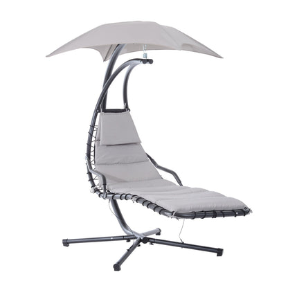 Suspended Garden Armchair with co-surveyed Roof with UV protection | Outsunny - Borgè