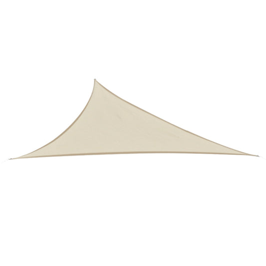 Outsunny triangular sun curtains - anti -UV sailing - beige 5x5x5m - Borgè