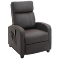 Campaign Relax Massive with 8 modes and 5 intensity, reclining armchair with footrests and remote control - brown - Borgè