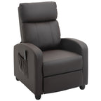 Campaign Relax Massive with 8 modes and 5 intensity, reclining armchair with footrests and remote control - brown - Borgè