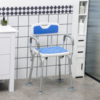 shower chair with padding and adjustable height, armrests and windy feet - Borgè
