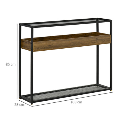 GIORGI | Industrial Style Console Table | 108x28x85cm