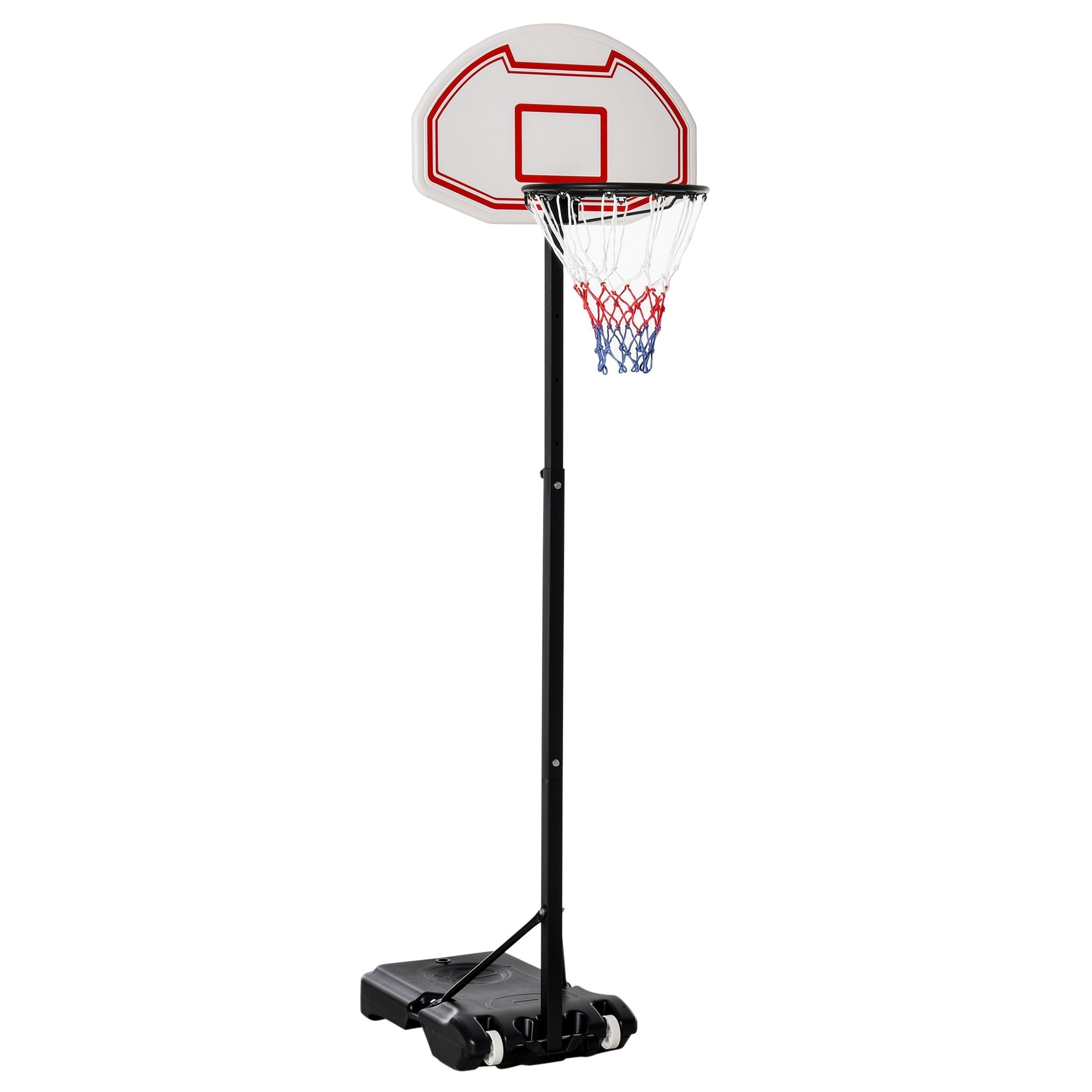 outdoor basketball basketball with support and adjustable height in steel - Borge' Group Limited