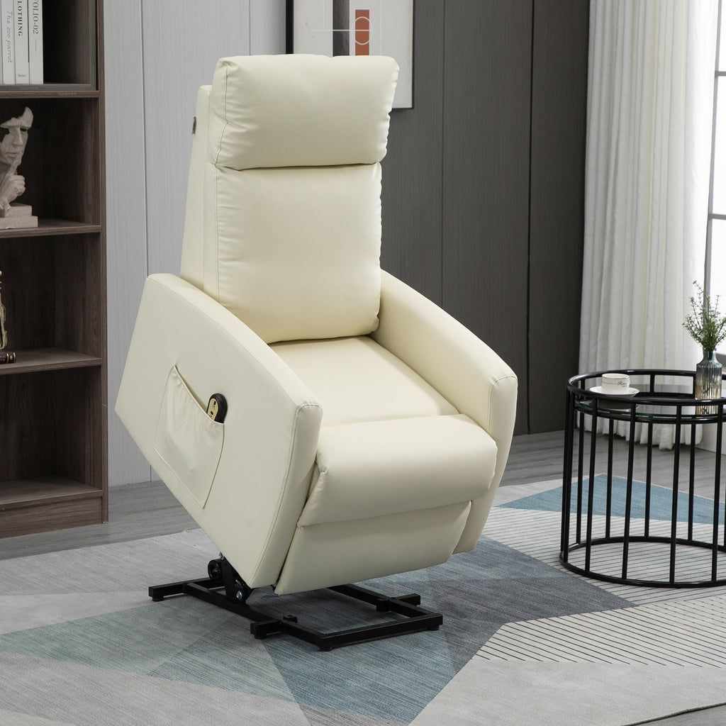 Armchair Lift with remote control and backrest at 145 °, cream -like similar - Borgè