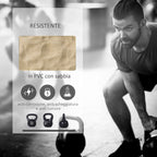 Kettlebell 12kg PVC for Sports and Fitness with Sand and Smooth Anti-chafing Handle - Borge' Group Limited