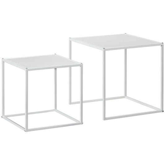 DOME | White Set of 2 Coffee / Living Room Tables