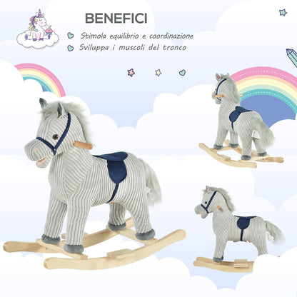 Striped Rocking Horse | 3-6 years - Borgè