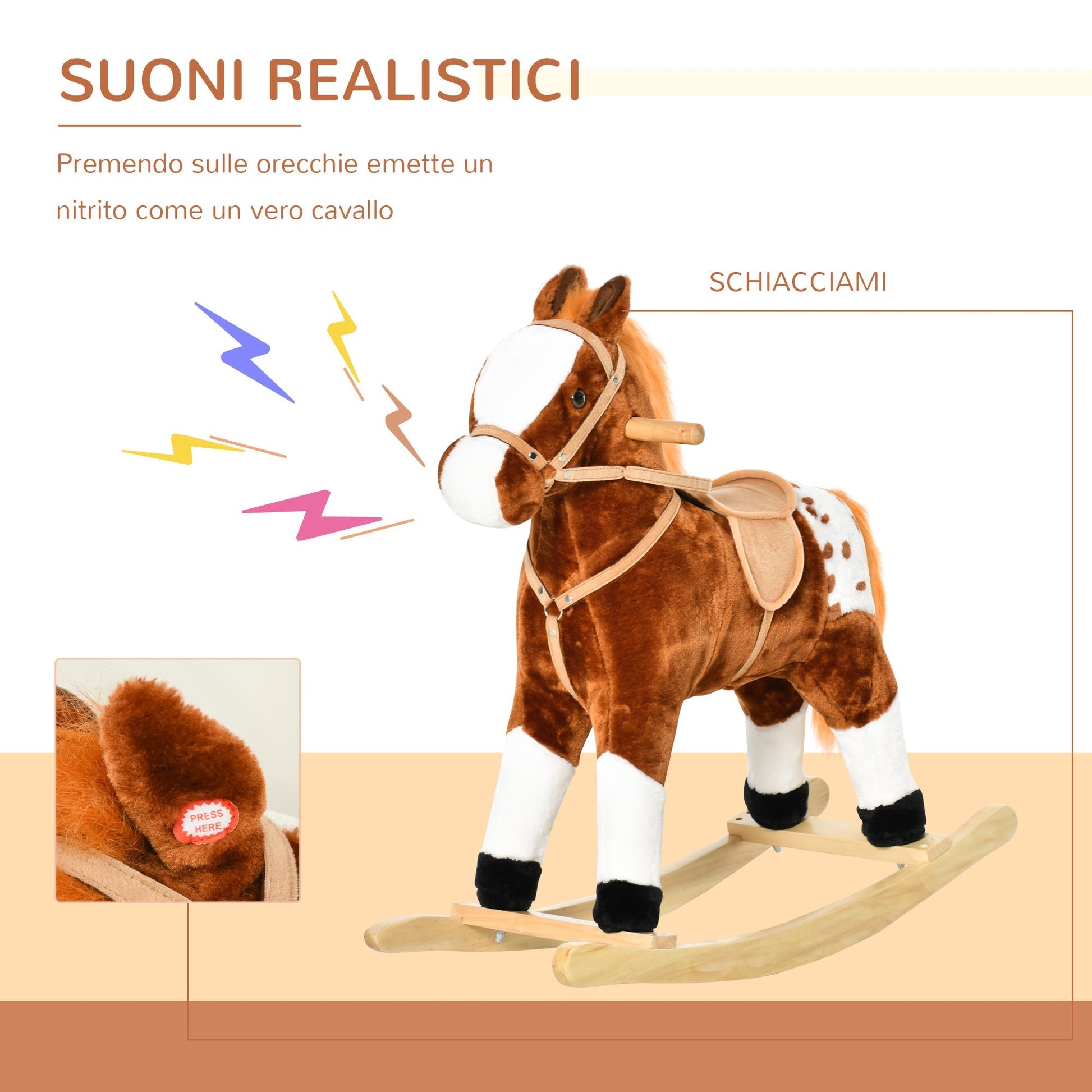 Brown Rocking Horse | 3+ Years - Borgè