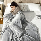 Homcom covered in 330 reversible 330 GSM for internal and external use, 203x152x0.5 cm, gray - Borgè