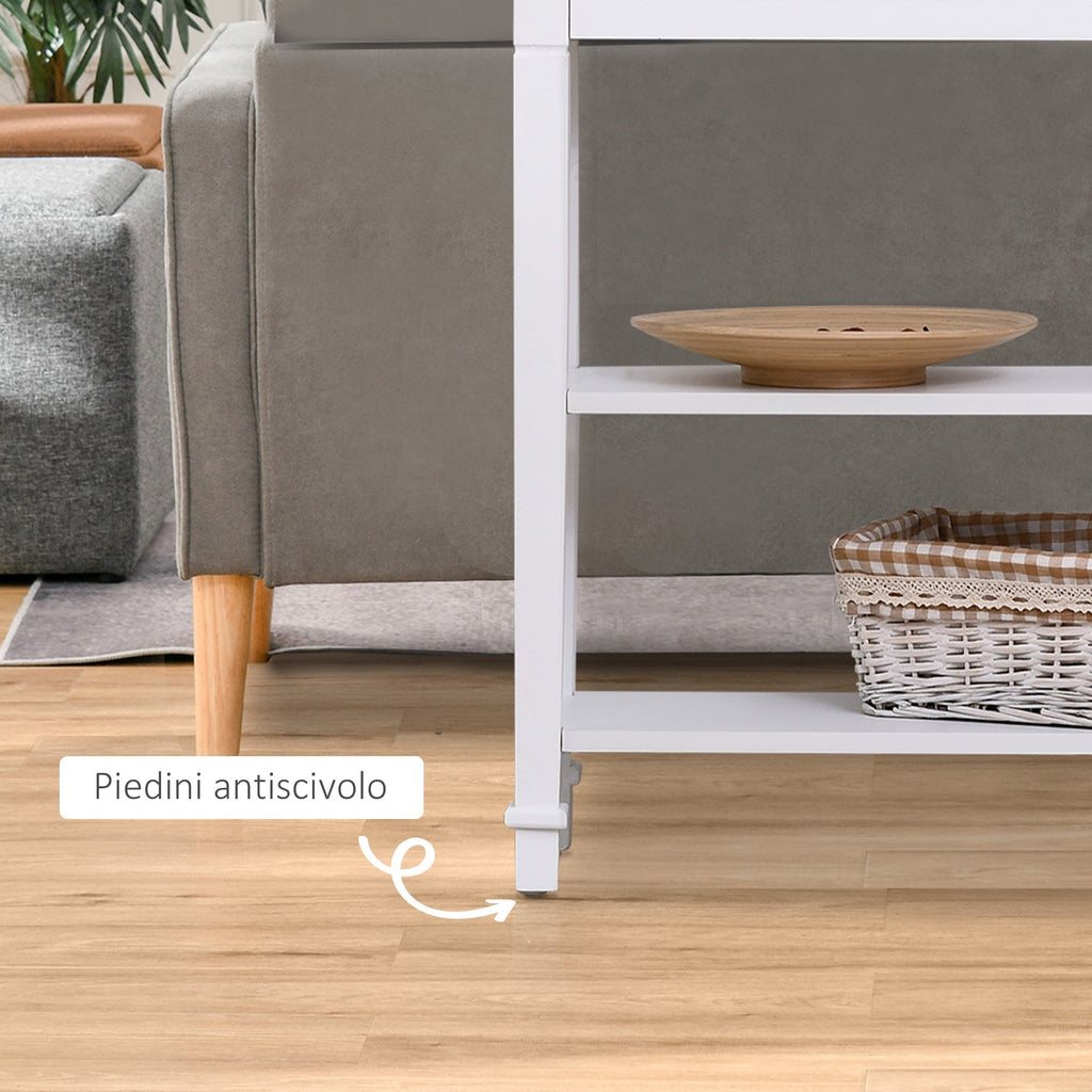 table console with drawer for white entrance - Borgè