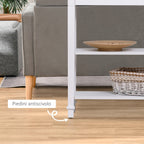 table console with drawer for white entrance - Borgè