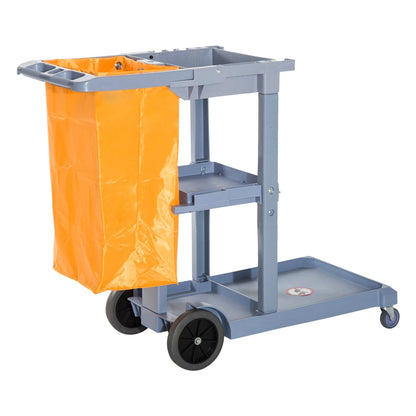 professional cleaning cart with 100 liter bag 113 x 50.5 x 96.5cm - Borgè