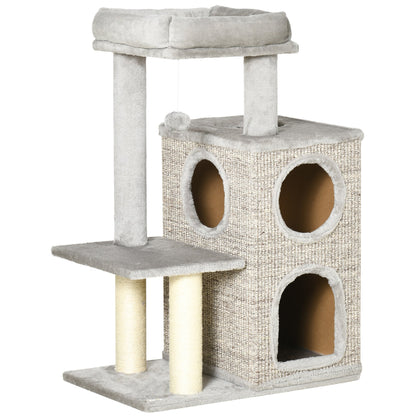 Cat Tree for cats with Scratch Pole with 5kgs Cats max | 60x40x91 cm - Borgè