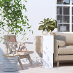 extendable dining table, wooden folding table 103 × 76 × 73.5cm white oak - Borgè