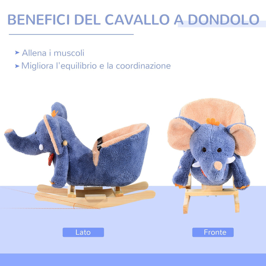 Blue Rocking Elephant | 2+ years - Borgè