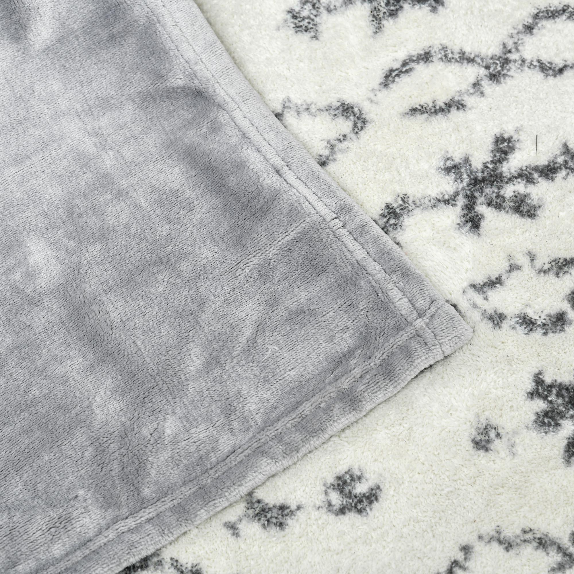 Homcom covered in 330 reversible 330 GSM for internal and external use, 203x152x0.5 cm, gray - Borgè