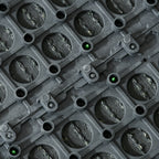 Outsunny garden tiles with synthetic grass 30x30cm 10 pieces, realistic artificial lawn, green - Borgè