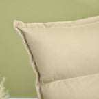 Homcom armchair in 360 Â° swivel padded fabric and reclining at 3 levels 62x62x95cm, beige - Borgè