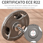 Set of 6 Weights | Weight 35kg - Borge' Group Limited