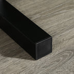 SportNow brings weight with 2 steel shelves for gym, home and office, 92.5x50.5x80.5cm, black - Borgè