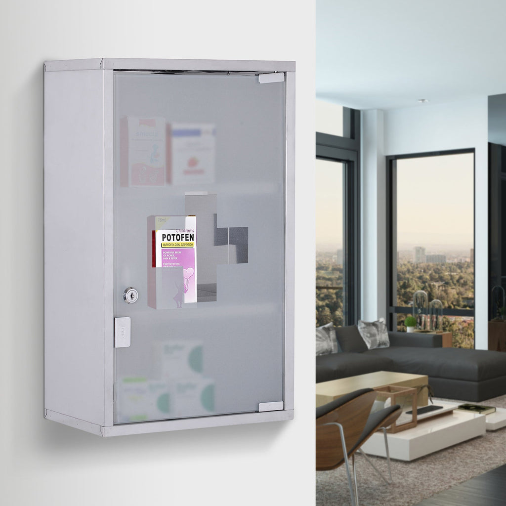 Stainless Steel First Aid Medicinal Cabinet - Borgè