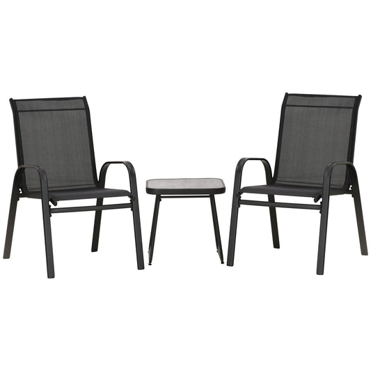 PALERMO | 3Pcs Garden Table and Chairs Set - Borgè