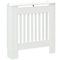 Coverterothermaphone White MDF wood with vertical slats 78x19x81cm - Borgè