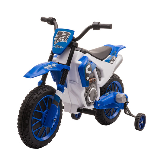 electric cross motorcycle for children for 3-5 years - blue - Borgè