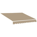 Outsunny spare sheet for curtains with 4x2.5m anti -UV polyester arms, beige - Borgè