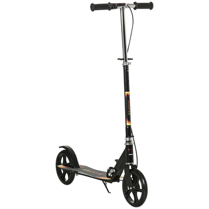 Homcom Monopotino for children 7-14 years with adjustable handlebar on 3 heights, 86x35x93/98/103 cm, black - Borgè