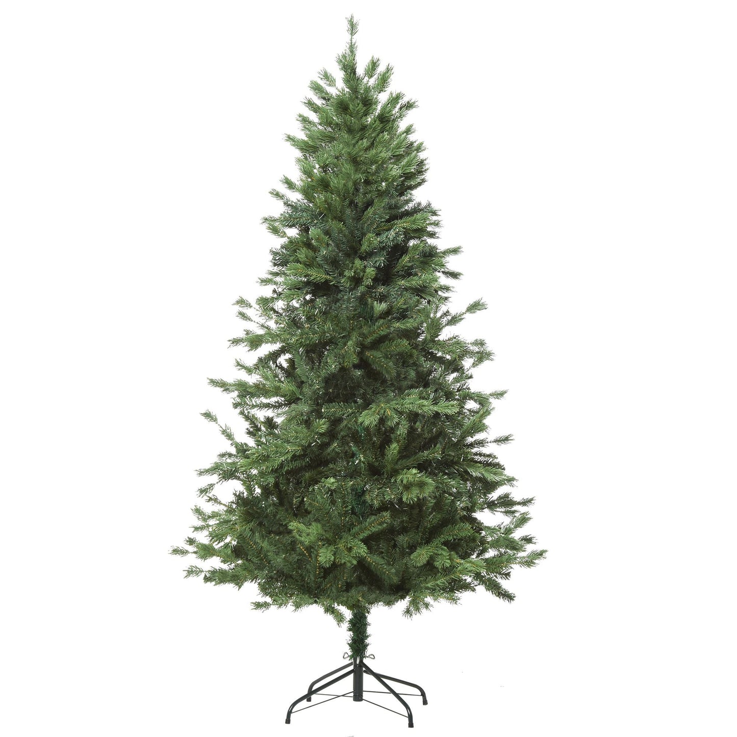 Artificial Christmas tree Gigante 210cm Realistic, Christmas decoration with 934 branches, folding and removable base - Borgè